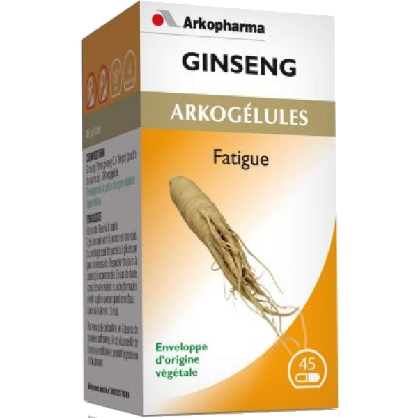 Arkogélules ginseng fatigue Arkopharma
