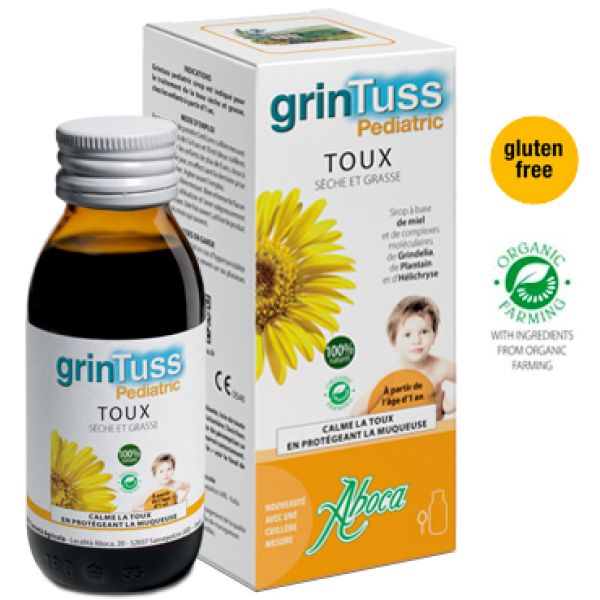Grintuss Pediatric Sirop Toux grasse et sèche Aboca