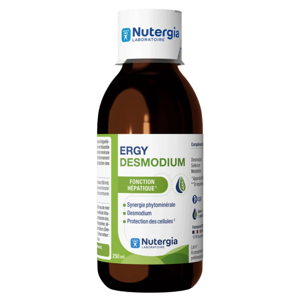 Ergy Desmodium Protection hépatique Complément alimentaire Nutergia - 250 mL