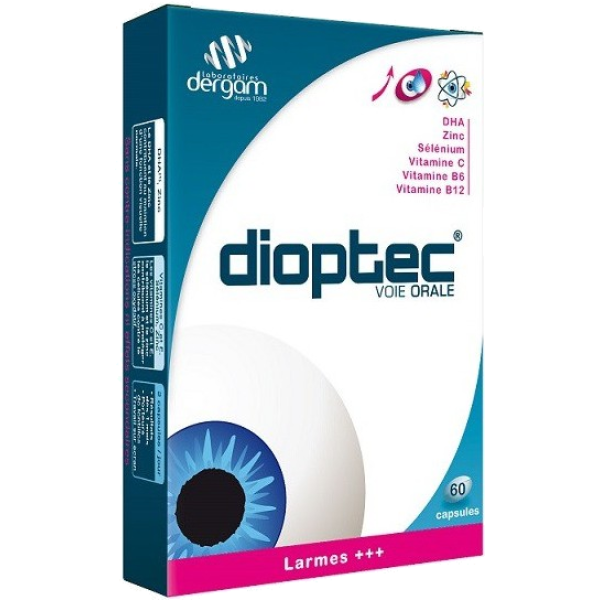 Dioptec voie orale Dergam - 60 capsules