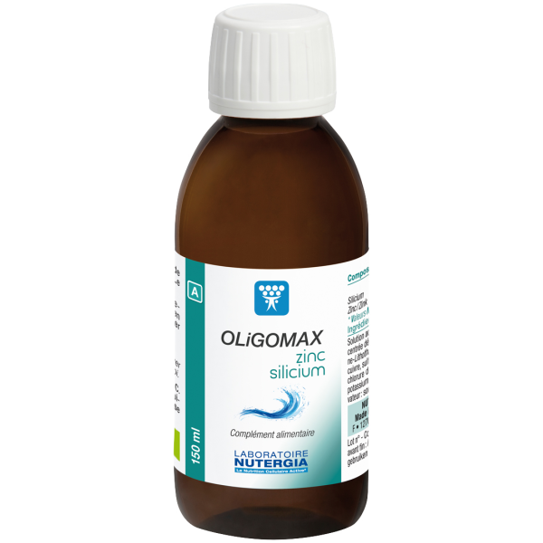 Oligomax Zinc Silicium Oligoéléments Confort Articulaire Nutergia - 150mL