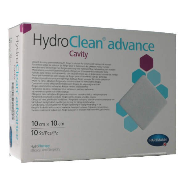 Hydroclean Advance Cavity 10x10cm (x10) - Pansement Hydrogel