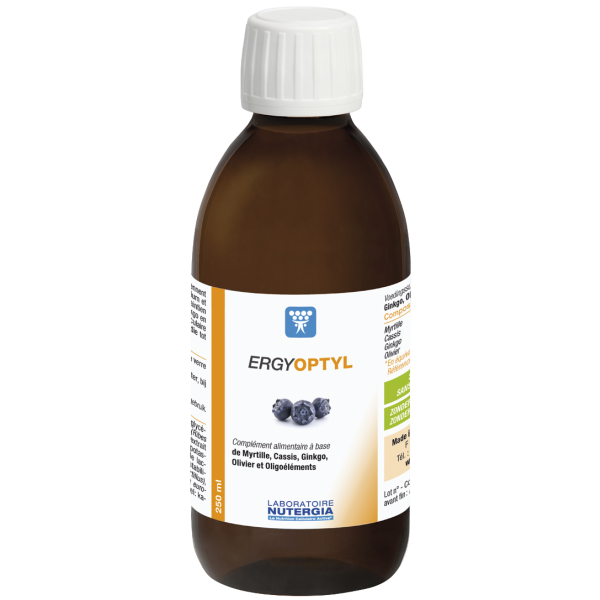 Ergyoptyl Nutergia Microcirculation et confort oculaire - Flacon de 250 mL