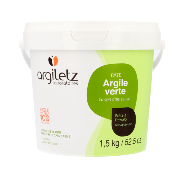 Pot d'argile verte riche en minéraux rares Argiletz - 1,5 kg