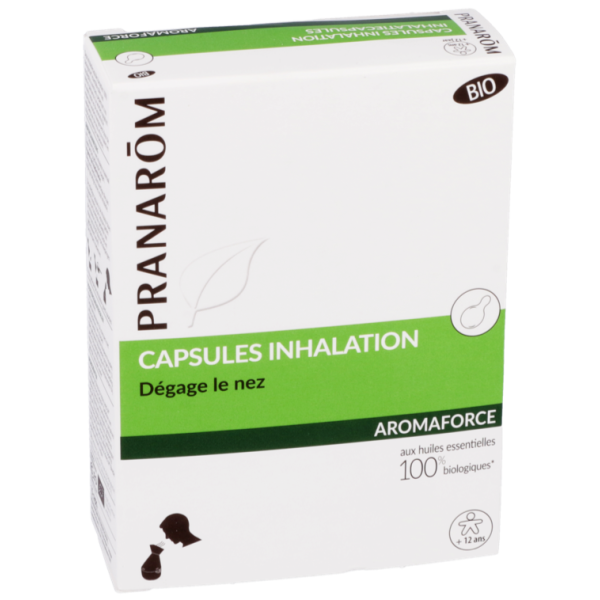 Capsules Inhalation Aromaforce Pranarôm - 15 capsules