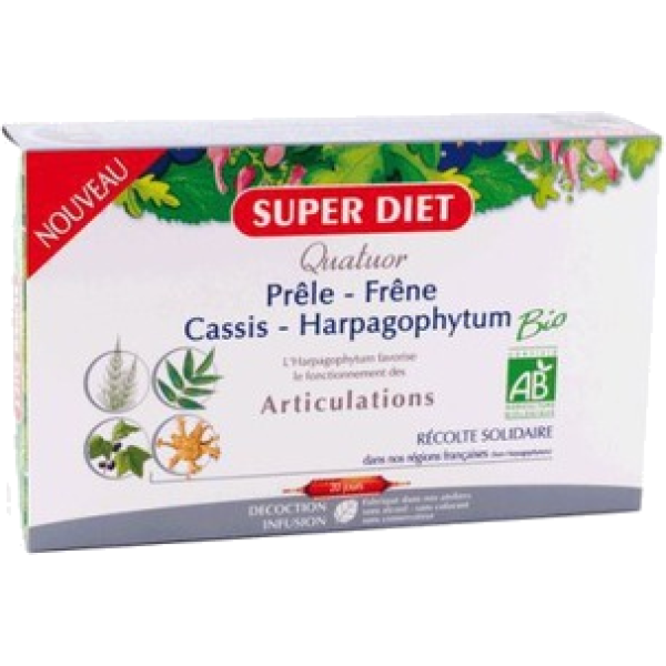 Quatuor Articulations Bio Super Diet - 20 Ampoules