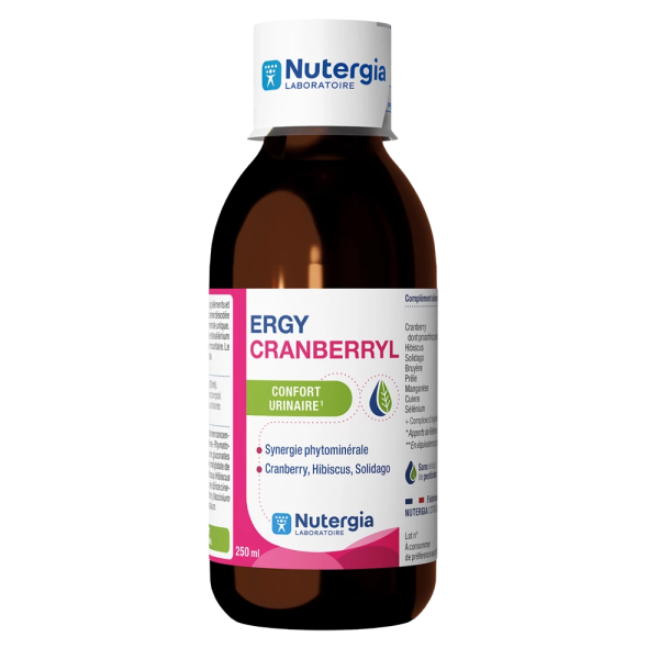 Ergycranberryl Confort Urinaire Nutergia - Flacon de 250 mL