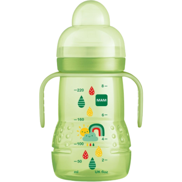 Biberon de transition 4 mois + Mam 220ml