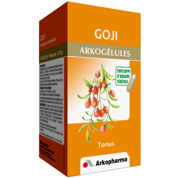Arkogélules goji tonus Arkopharma - 45 gélules
