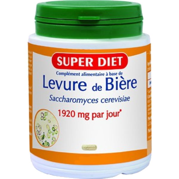 Levure de bière cheveux et ongles Super Diet - 125 Gélules