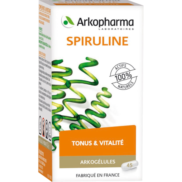 Arkogélules Spiruline tonus et vitalité Arkopharma