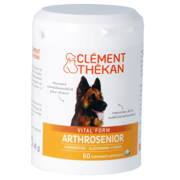 Arthrosenior complément alimentaire contre l'arthrose pour chien Clément Thékan - 60 comprimés