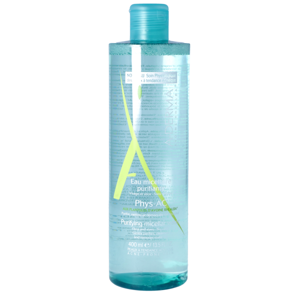Eau micellaire purifiante Phys-Ac Peaux à tendance acnéïque Aderma