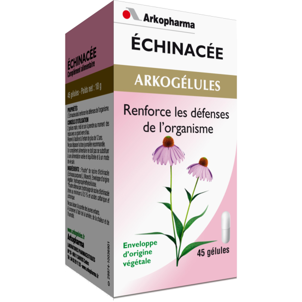 Arkogélules échinacée défenses de l'organisme Arkopharma - 45 gélules