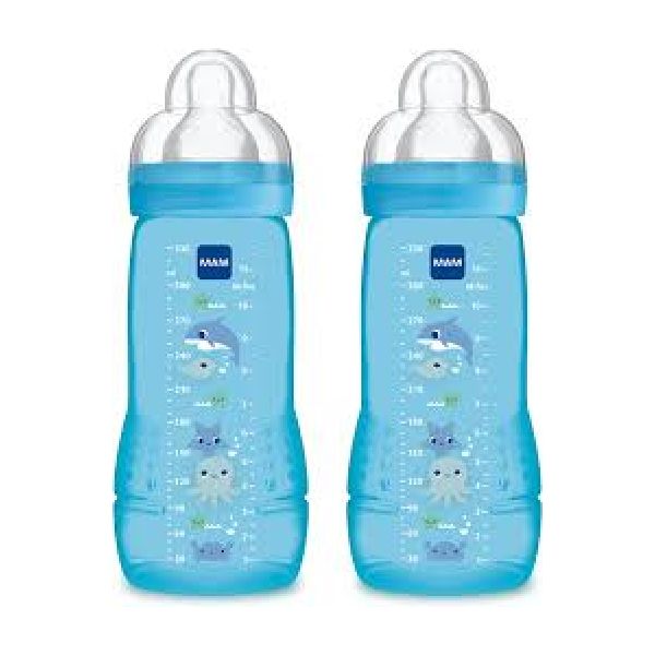 MAM lot de 2 Biberons Eaasy Active 2ème âge 330 ml