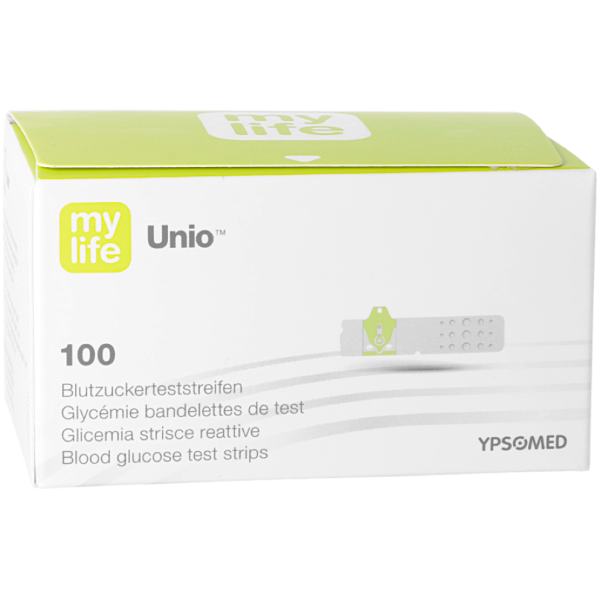Pura mylife Unio Glycémie Bandelettes de test Ypsomed - Boite de 100