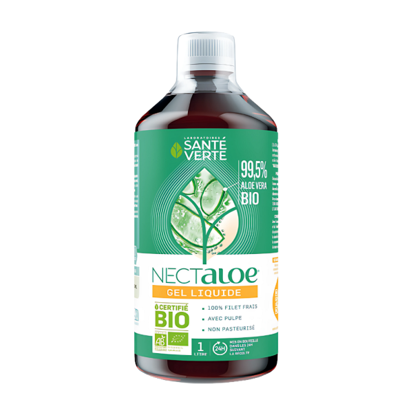 Nectaloe Gel Liquide Aloé Vera Bio 1L – Santé Verte