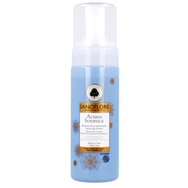Aciana botanica Bio Mousse d'eau nettoyante peau nue divine Sanoflore - 200 mL