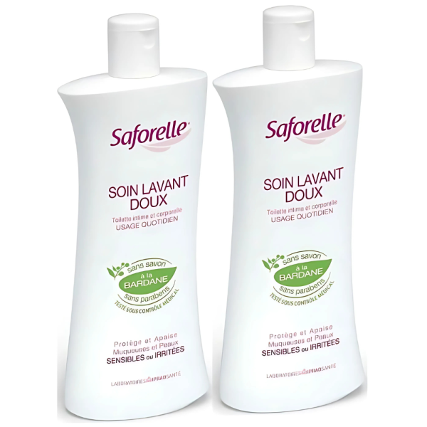 Soin Lavant Intime Saforelle Offre Spécial -20% 2x250ml