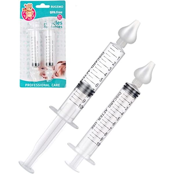 Seringues Nasales Mouche Nez pour Bébé Pack x2