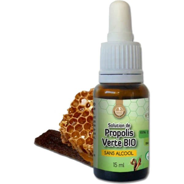 Solution de propolis verte bio Propos' Nature