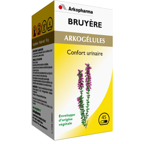 Arkogélules bruyère confort urinaire Arkopharma - 45 gélules