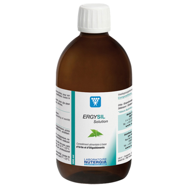 ErgySil Solution Complément Alimentaire Nutergia - Flacon de 500ml