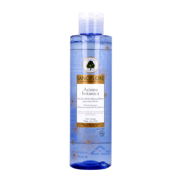 Aciana botanica Bio Eau micellaire démaquillante peau nue divine Sanoflore - 200 mL