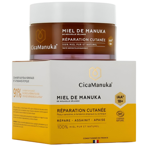 Cica Manuka Miel Réparateur IAA18+ – Soin Intense Peau Abîmée 150ml