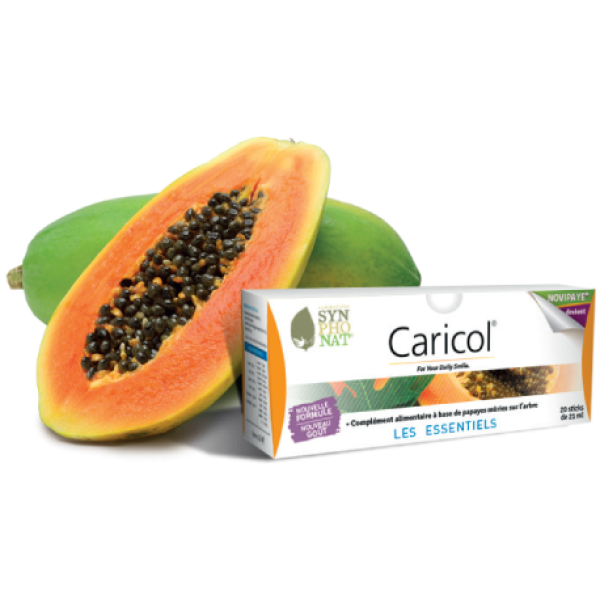 Caricol les essentiels Papaye Synphonat - 20 Sticks