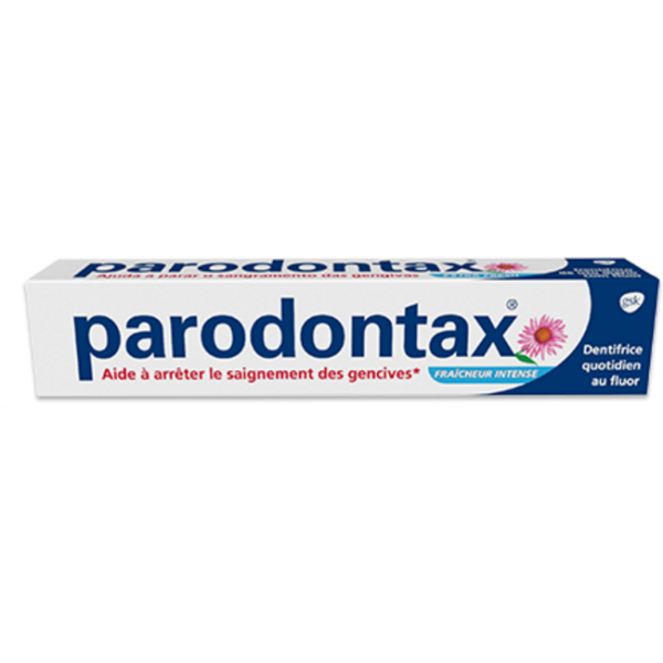 Dentifrice Fraicheur Intense Arrête le saignement des gencives Parodontax - 75 mL