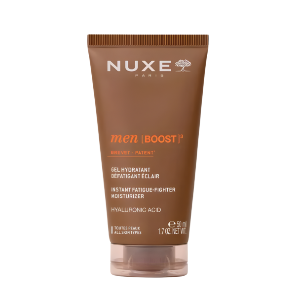 NUXE Men [BOOST]³ Gel Hydratant Défatigant Éclair 50 ml – Hydratation & Vitalité Homme