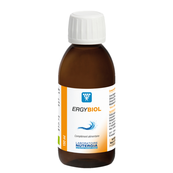 Ergybiol Optimise les fonctions de l'organisme Nutergia - Flacon de 10 mL