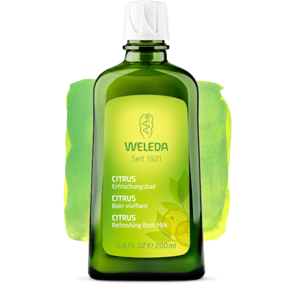 Bain Vivifiant au Citrus Weleda - Flacon de 200ml