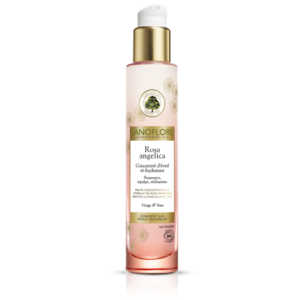 Rosa angelica Bio Concentré d'éveil ré-hydratant Sanoflore - 30 mL