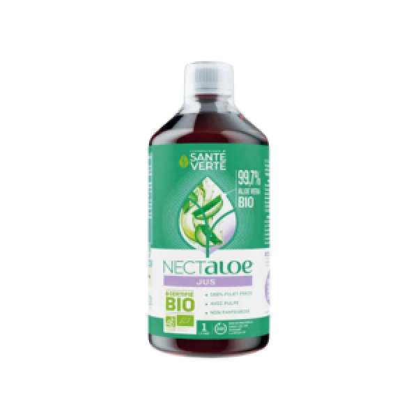 Nectaloe Jus d’Aloé Vera Bio 1L Santé Verte | Digestion & Bien-être