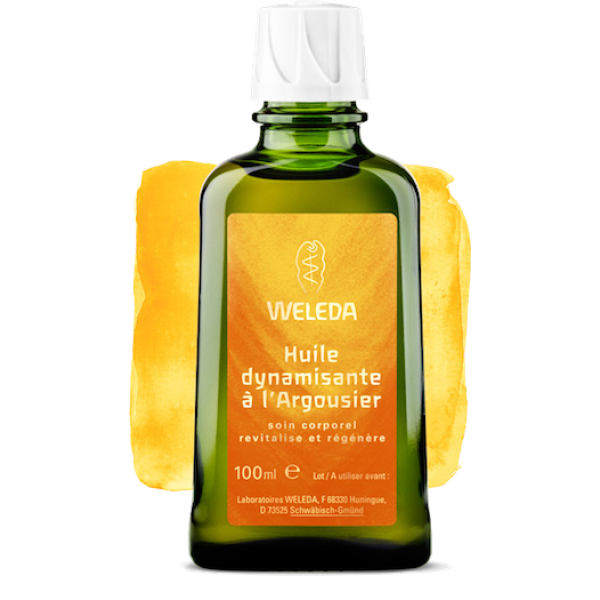 Huile Dynamisante à l'Argousier Weleda - Flacon de 100 mL