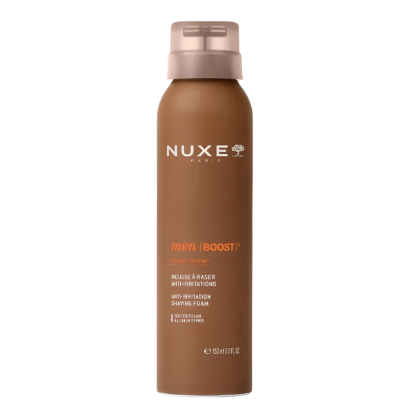 NUXE Men [BOOST]³ Mousse à Raser Anti‑Irritations 150 ml – Rasage Confort & Précision