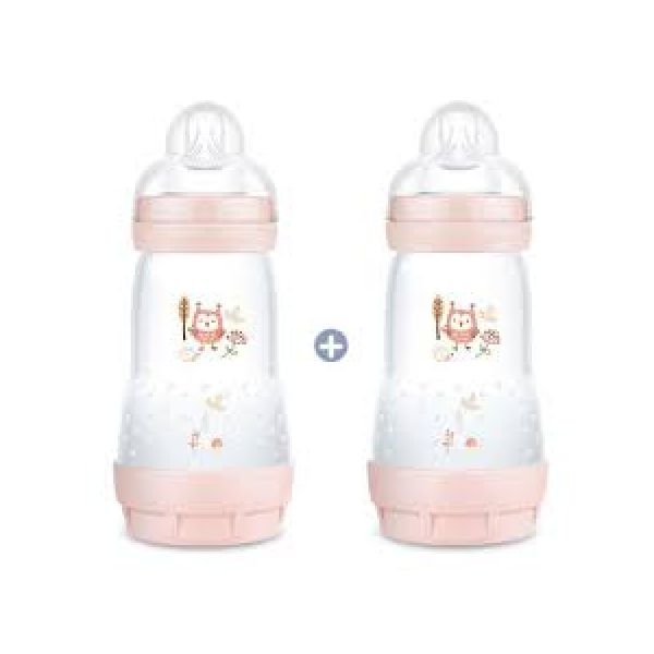 MAM Biberon lot de 2 Easy Start 2 mois 260 ml