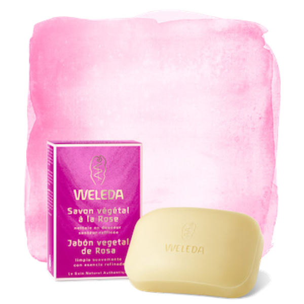 Pills Savon végétal à la Rose Weleda - Savon de 100g