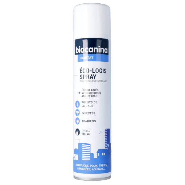 Eco-logis Spray insecticide désodorisant pour l'habitat Biocanina - 300 ml