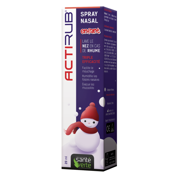 Actirub Enfant Spray nasal Rhume & infections Echinacée Santé Verte - Flacon 20 mL