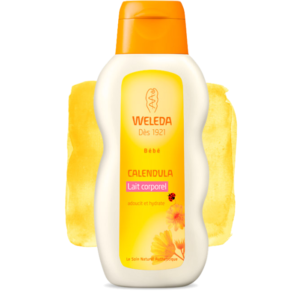 Lait Corporel au Calendula Weleda Bébé & Enfant - Flacon de 200ml
