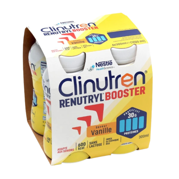 Clinutren Renutryl Booster sans lactose 4x300 mL