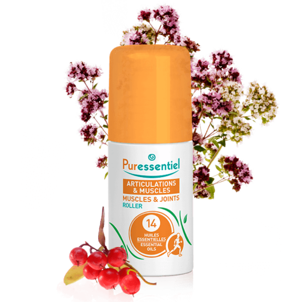 Roller pour Sportif Articulations & Muscles aux 14 Huiles Essentielles HEBBD Puressentiel - 75 mL