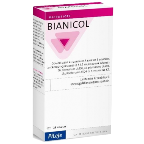 Bianicol probiotique cholesterol Pileje - 28 gelules
