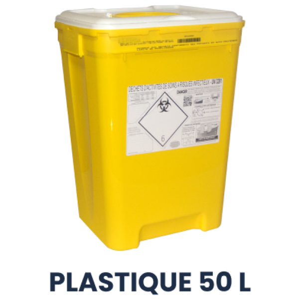 50 L Plastique Fût Collecteur DASRI