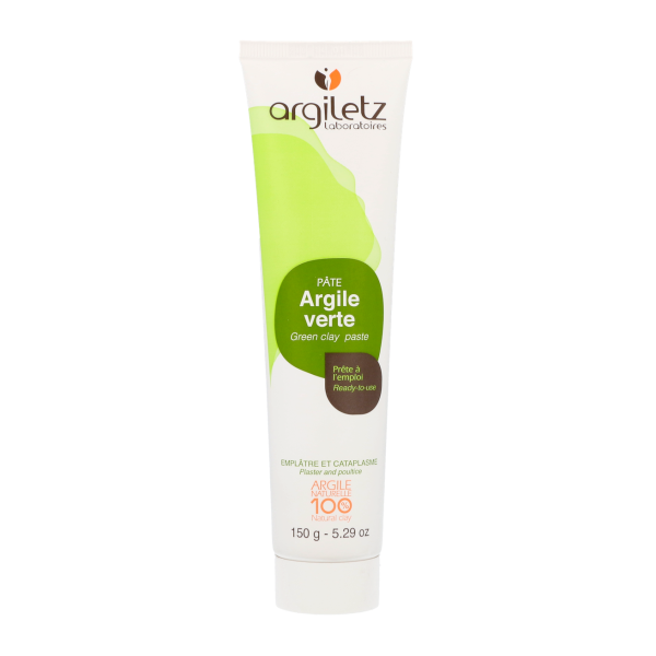 Masque Pâte Argile Verte peaux tendance grasse Prêt à l'emploi Argiletz - 150 g