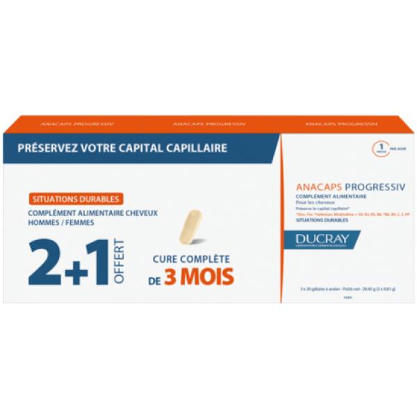 Anacaps Progressiv - Complément alimentaire - Ducray