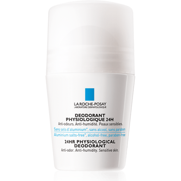 Déodorant physiologique 24H Roll-on Peaux sensibles La Roche Posay - 50 mL